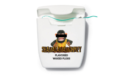 Shamalamamonkey flavored dental floss